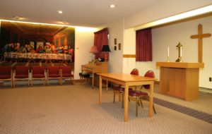 Located in the basement